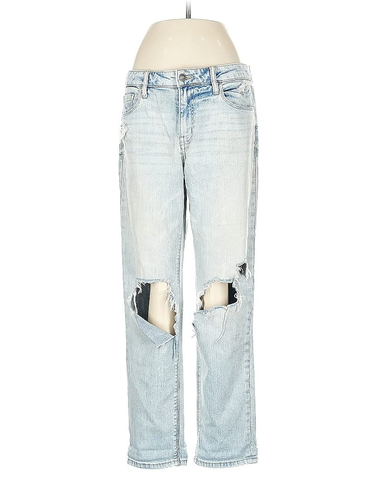 STUDIO BLUE Hearts Blue Jeans Size 28 waist - photo 1