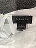 Gracia 100% Polyester Polka Dots White 3/4 Sleeve Blouse Size L - photo 3