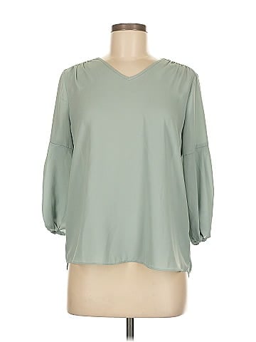 Pink Rose 3/4 Sleeve Blouse (view 1)