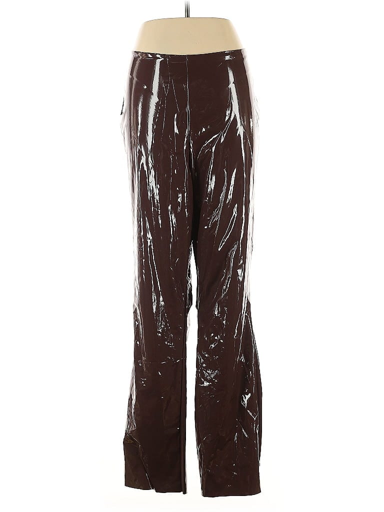 Pre-owned Good American Casual Pants In Brown