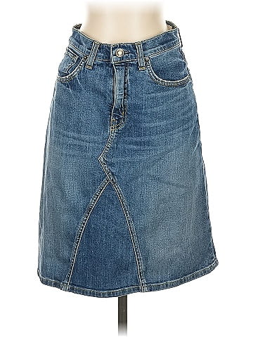 Nili Lotan Denim Skirt (view 1)