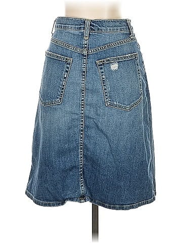 Nili Lotan Denim Skirt (view 2)