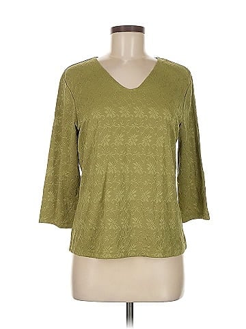 JM Collection 3/4 Sleeve Top (view 1)