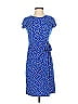 Leota Polka Dots Blue Casual Dress Size XS - photo 1