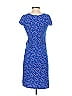 Leota Polka Dots Blue Casual Dress Size XS - photo 2