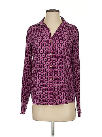 C. Wonder Long Sleeve Silk Top (view 1)