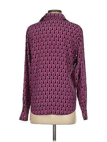 C. Wonder Long Sleeve Silk Top (view 2)