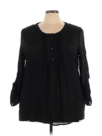 Ashley Stewart 3/4 Sleeve Blouse (view 1)