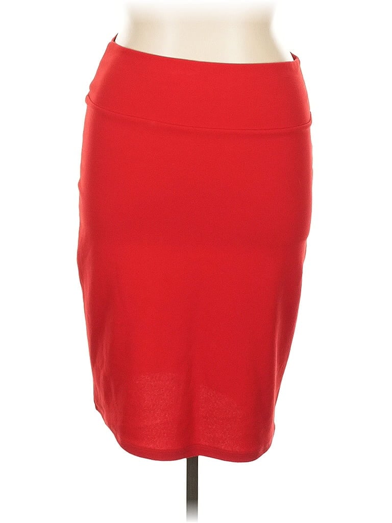 Click to view more detailed imagery on our partner's website Pre-owned Lularoe Formal Skirt In Red