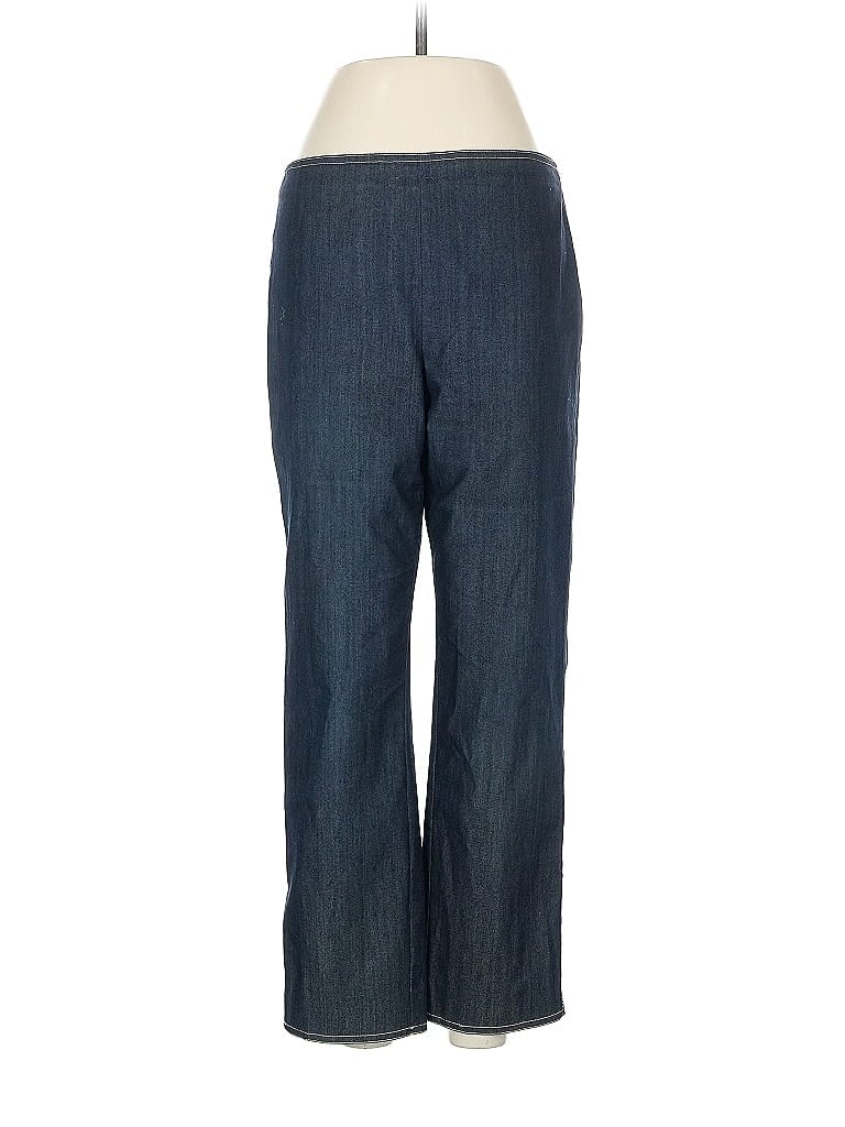 St. John Blue Casual Pants Size 6 - photo 1