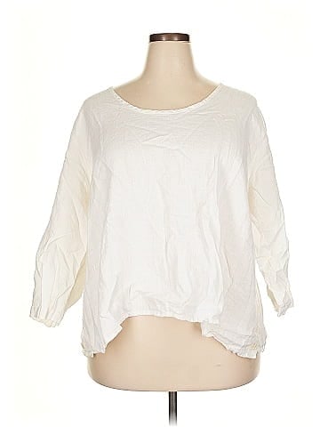 Flax 3/4 Sleeve Top (view 1)
