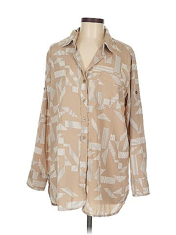 Ellen Tracy Long Sleeve Blouse (view 1)