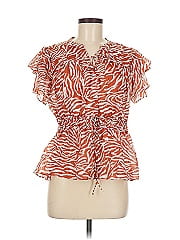 Tanya Taylor Short Sleeve Blouse