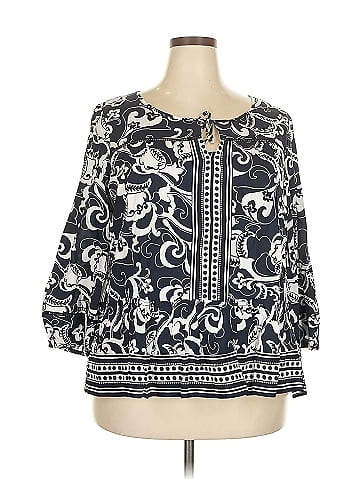 Crown & Ivy 3/4 Sleeve Blouse (view 1)