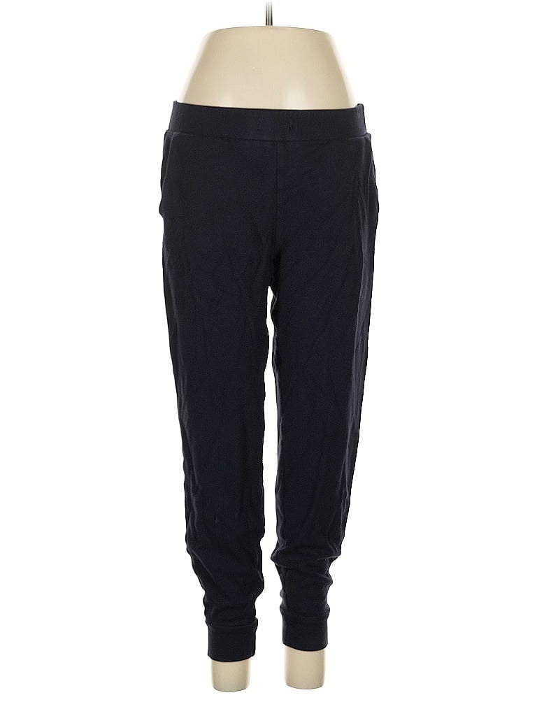 Pre-owned Ann Taylor Loft Track Pants In Black