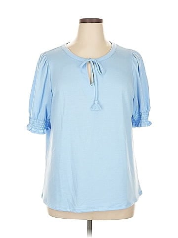Crown & Ivy Short Sleeve Blouse (view 1)