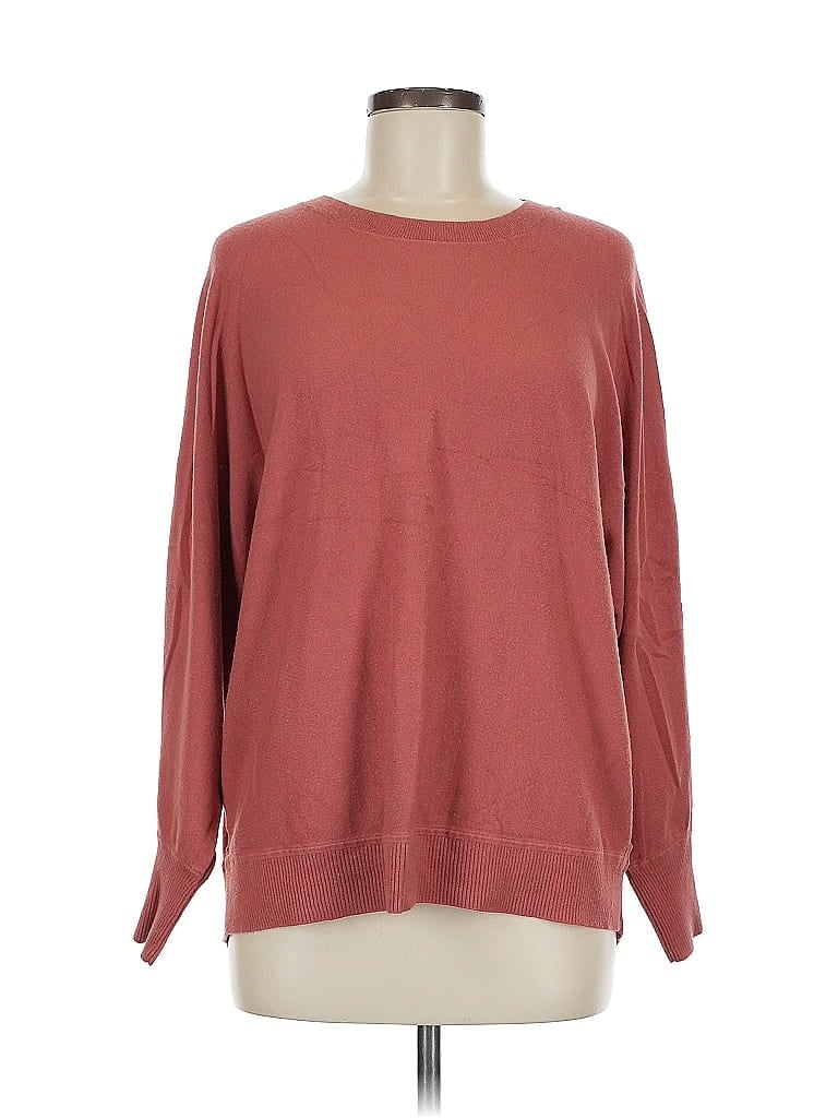 Pre-owned Ann Taylor Loft Sweatshirt In Burgundy