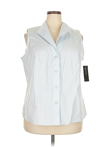 Jones New York Collection Sleeveless Button-Down Shirt (view 1)