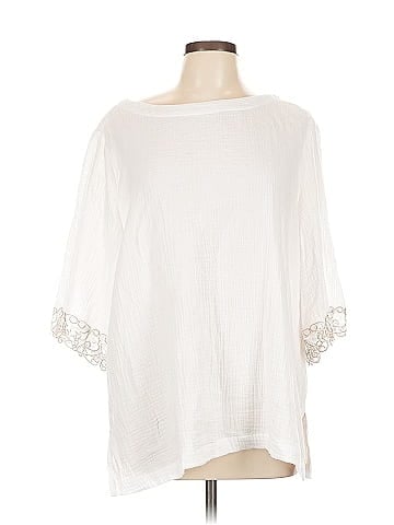 JM Collection 3/4 Sleeve Blouse (view 1)