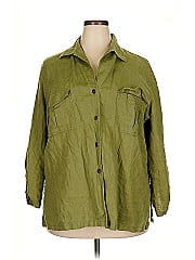 Linda Allard Ellen Tracy 3/4 Sleeve Button Down Shirt