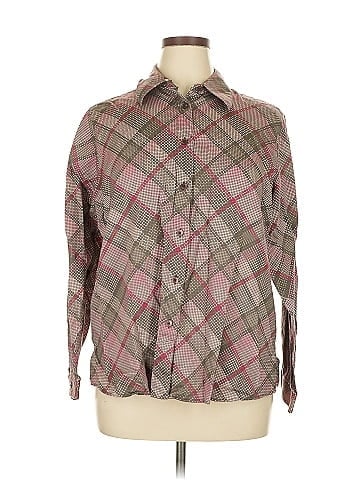 Foxcroft Long Sleeve Button-Down Shirt (view 1)