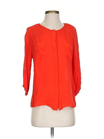Si-iae 3/4 Sleeve Silk Top (view 1)