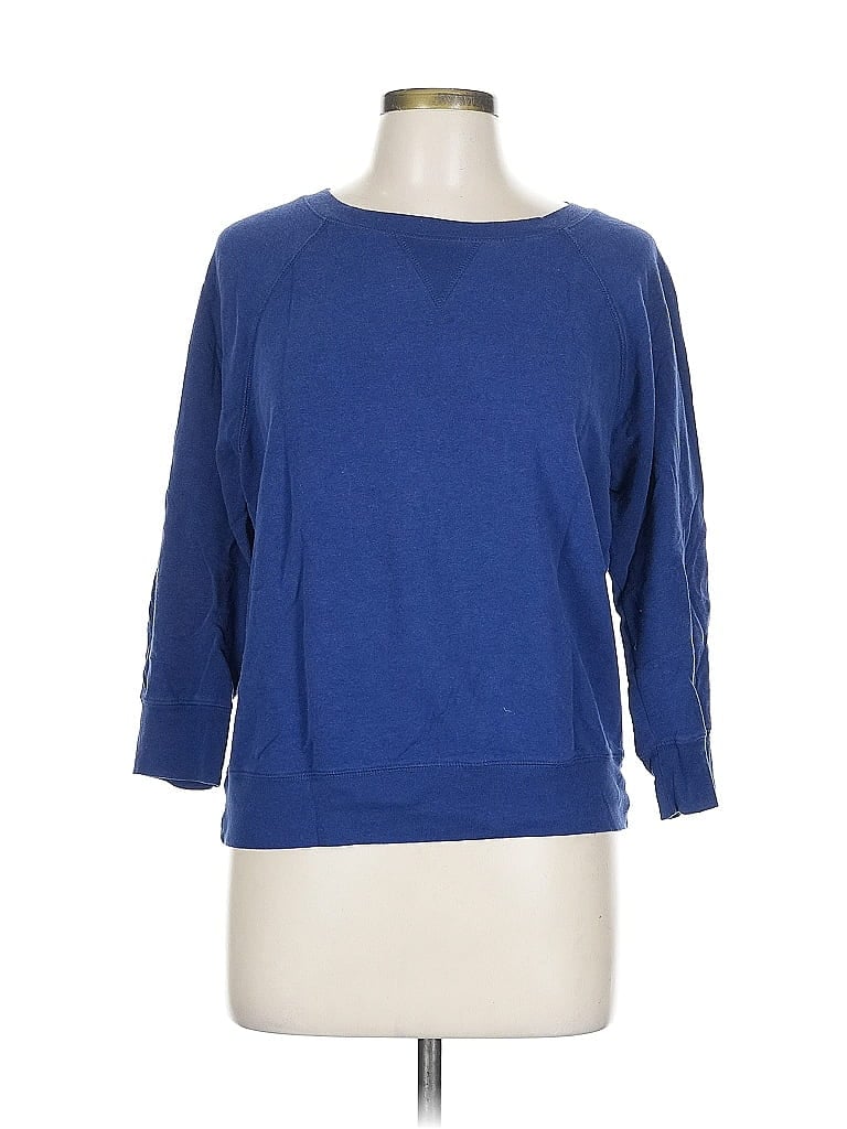 Pre-owned Assorted Brands Pullover Sweater In Blue