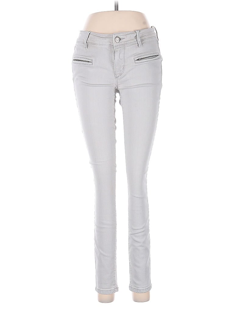 Pre-owned Ann Taylor Loft Jeans In Gray