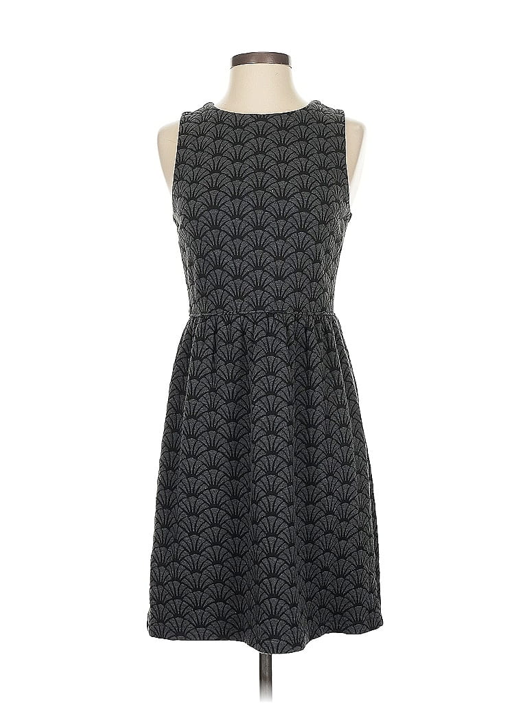 Pre-owned Ann Taylor Loft Casual Dress In Gray