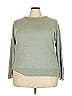 Pink Clover Green Pullover Sweater Size 3X - photo 1