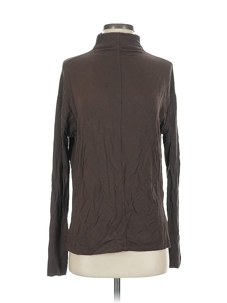 Pre-owned Cynthia Rowley Tjx Long Sleeve Turtleneck In Brown