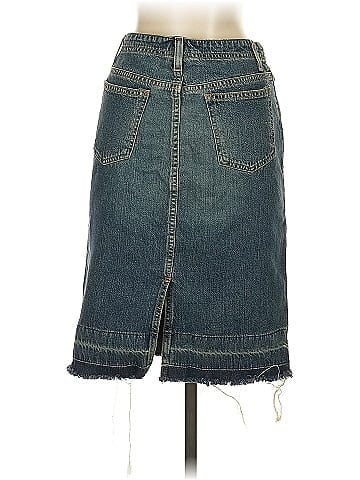 Tilt Denim Skirt (view 2)