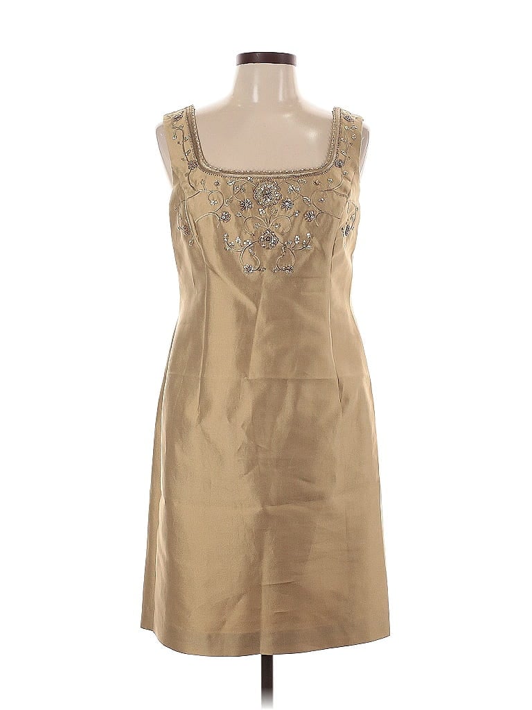 Pre-owned Talbots Cocktail Dress In Brown