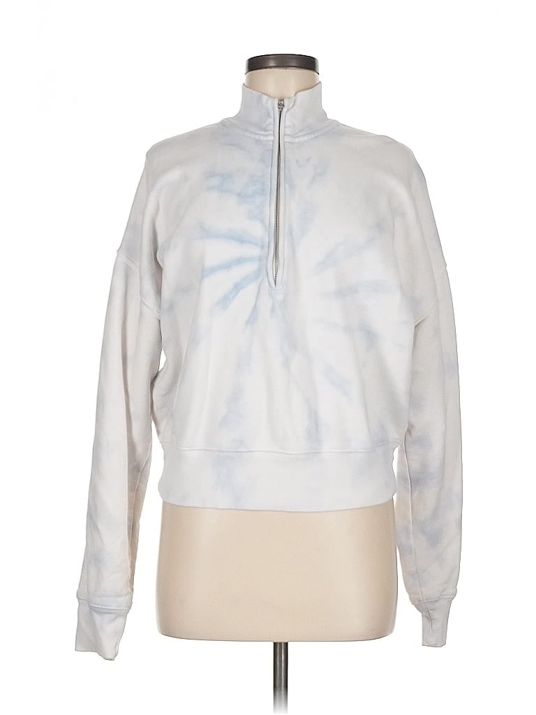 Pre-owned Reformation Jeans Pullover Sweater In White