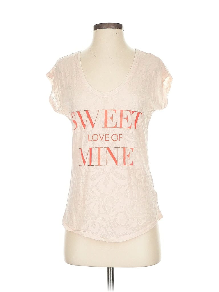 Pre-owned Express Short Sleeve T-shirt In Pink