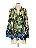 Zara Green Long Sleeve Blouse Size XS - photo 1