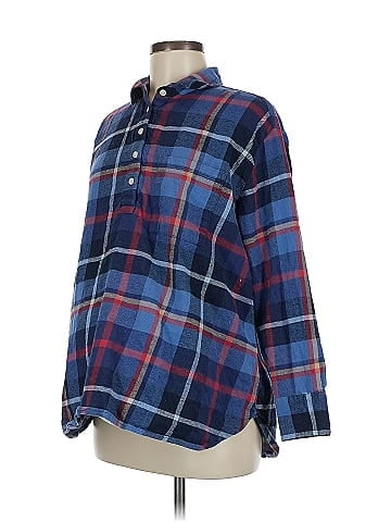 Old Navy - Maternity Long Sleeve Button-Down Shirt (view 1)