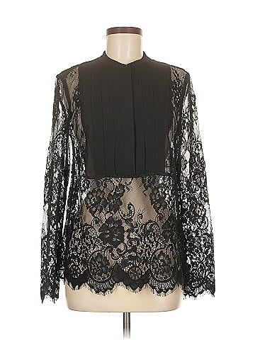 White House Black Market Long Sleeve Blouse (view 1)