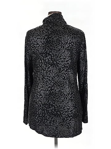 JM Collection Long Sleeve Turtleneck (view 2)