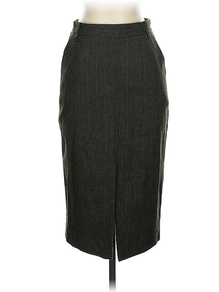 Pre-owned Zara Basic Formal Skirt In Gray