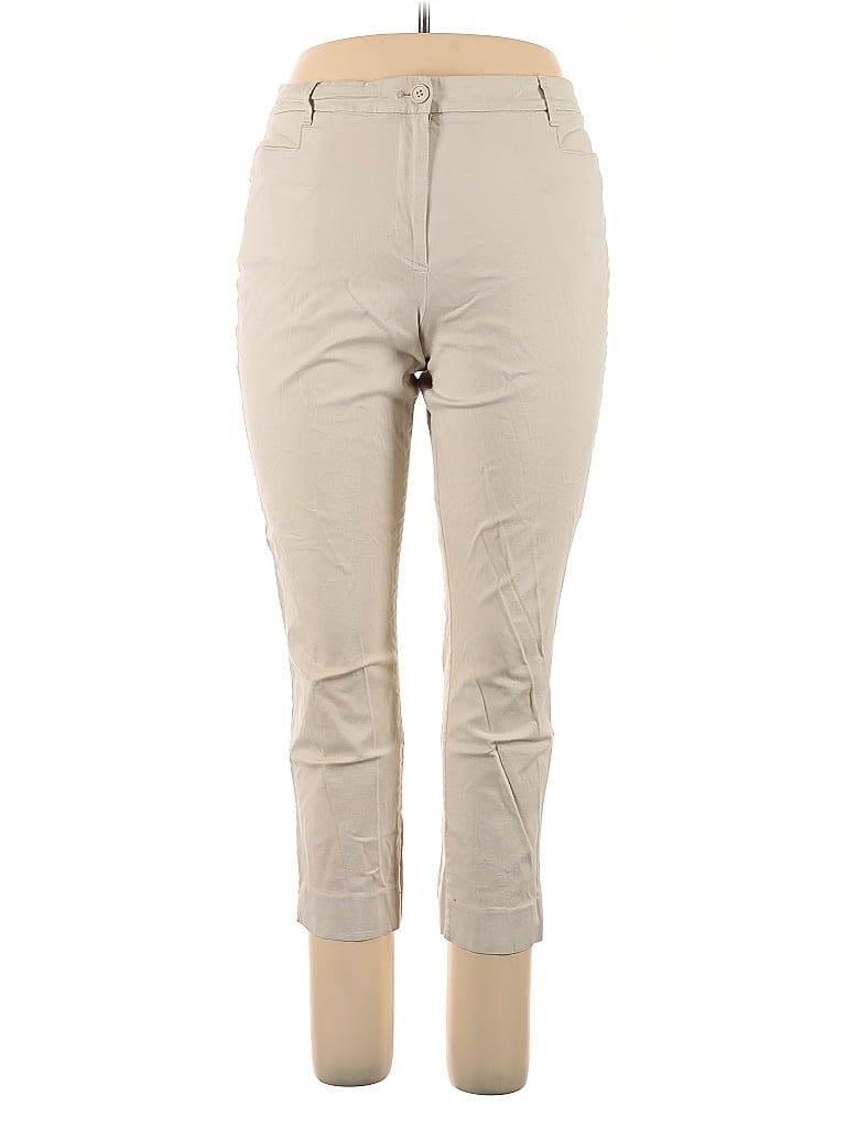 Pre-owned Talbots Outlet Khaki Pant In Brown