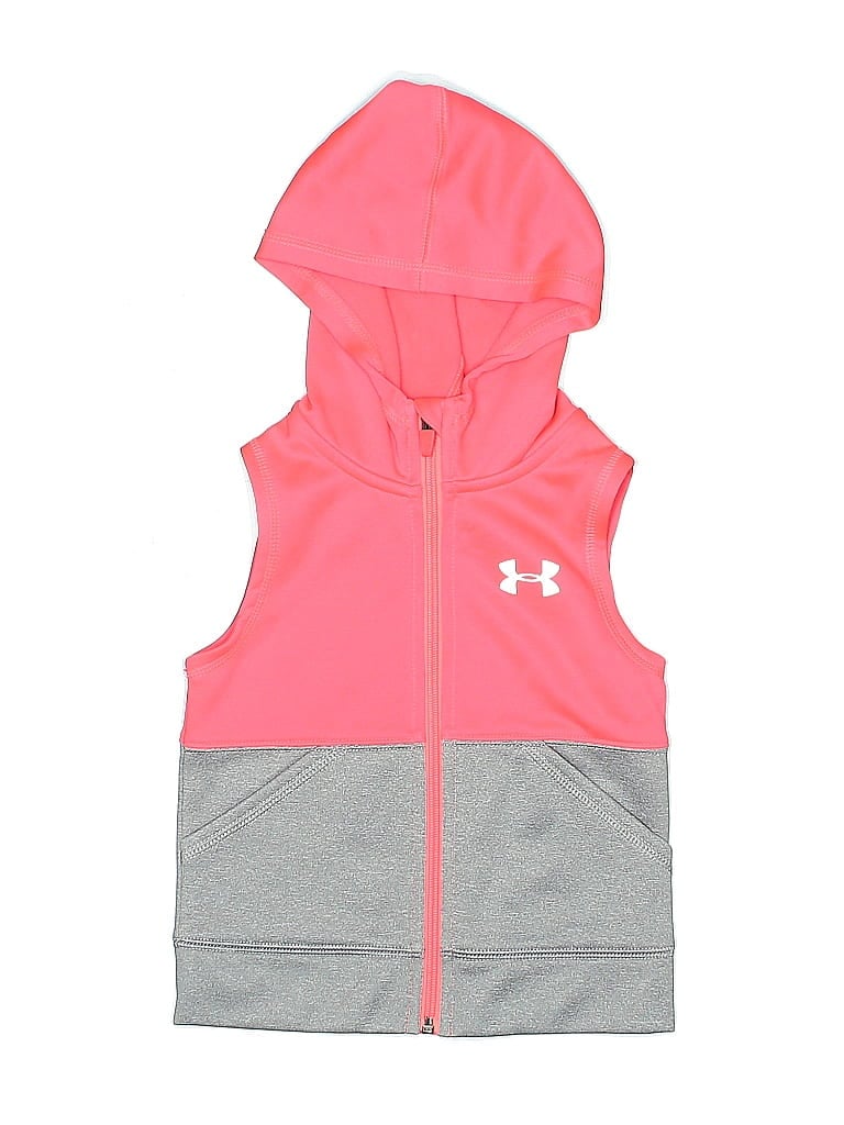 Click to view more detailed imagery on our partner's website Pre-owned Under Armour Kids' Vest In Pink