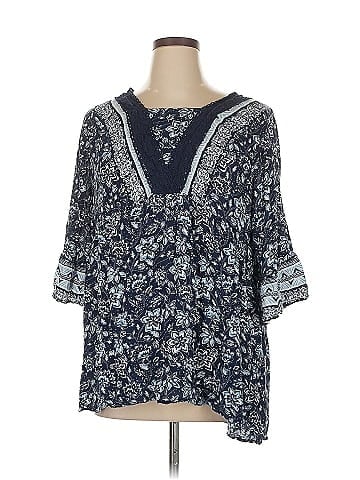 Catherines 3/4 Sleeve Blouse (view 1)