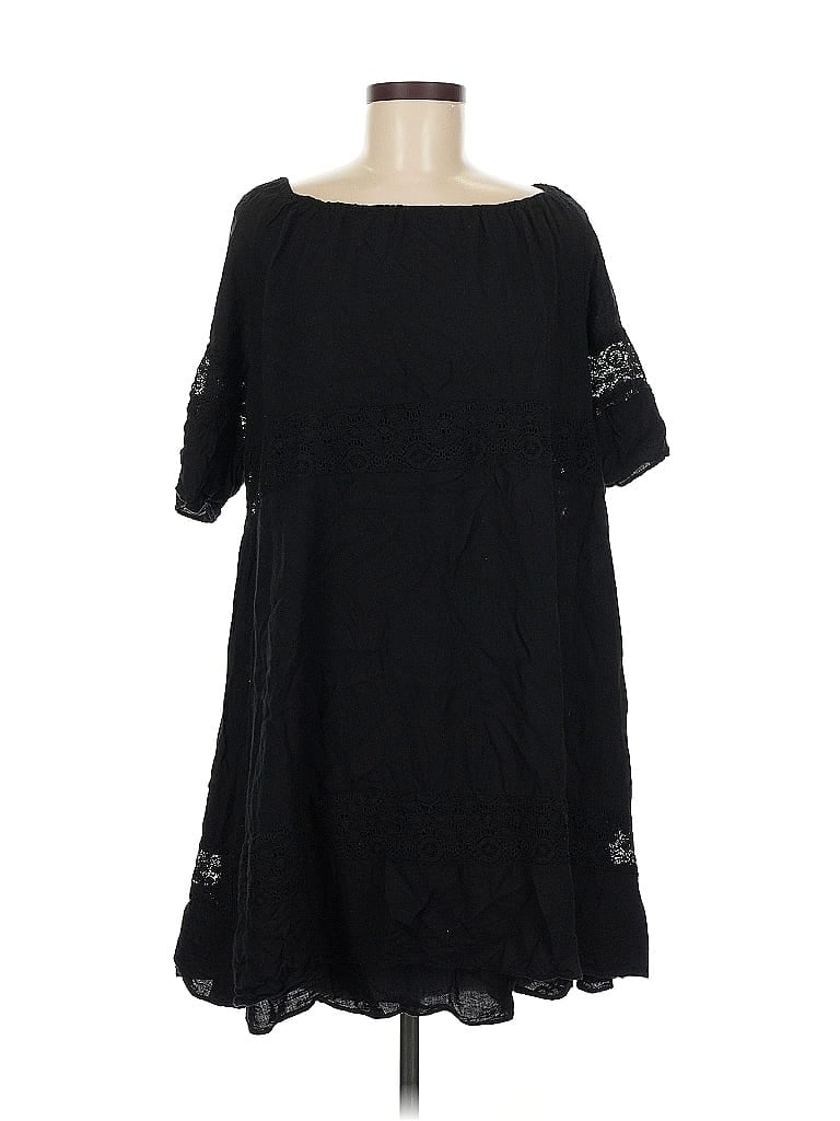 Pre-owned Assorted Brands Casual Dress In Black