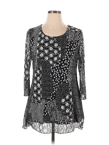 JM Collection 3/4 Sleeve Blouse (view 1)