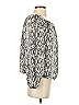 Do & Be 100% Polyester Silver Long Sleeve Blouse Size S - photo 5