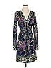 Hale Bob Paisley Purple Cocktail Dress Size XS - photo 1