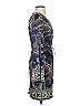 Hale Bob Paisley Purple Cocktail Dress Size XS - photo 3
