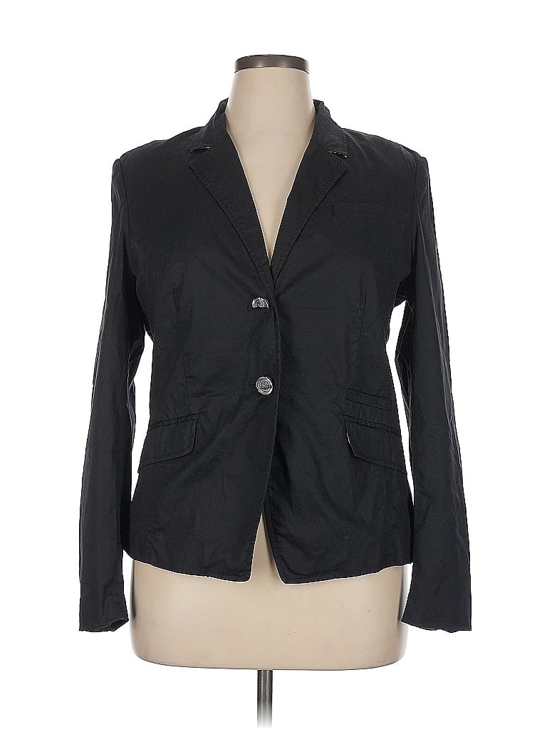 Pre-owned Tommy Hilfiger Blazer Jacket In Black