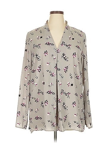 Attention Long Sleeve Blouse (view 1)